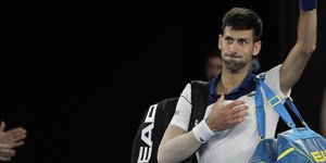 Ο Τζόκοβιτς αποχαιρέτισε το Αυστραλιανό Οπεν (Φωτογραφία: AP/ Dita Alangkara)