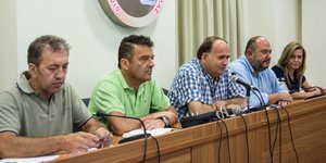 Συνέντευξη Τύπου παραχώρησε η ΔΟΕ (Φωτογραφία: EUROKINISSI/ΛΥΔΙΑ ΣΙΩΡΗ)