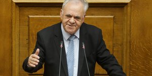 Ο Γιάννης Δραγασάκης/ Φωτογραφία: EUROKINISSI- ΓΙΑΝΝΗΣ ΠΑΝΑΓΟΠΟΥΛΟΣ