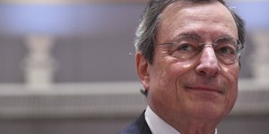 Ο Μάριο Ντράγκι (Φωτογραφία: AP/ Geert Vanden Wijngaert)