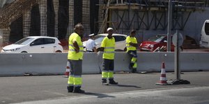 έργα στον δρόμο/Φωτογραφία: Eurokinissi