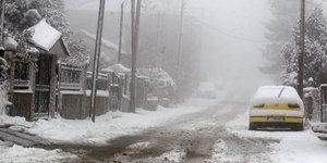 χιόνια στη Μακεδονία/Φωτογραφία: Eurokinissi