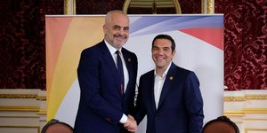 Αλέξης Τσίπρας-Εντι Ράμα/Φωτογραφία: Eurokinissi