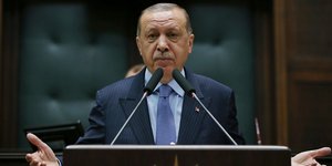 Ο Τούρκος πρόεδρος Ερντογάν/Φωτογραφία: AP