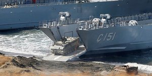 Απόβαση τουρκικού τεθωρακισμένου κατά τη διάρκεια της άσκησης πριν από 2 χρόνια