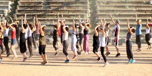 Στο Αρχαίο Στάδιο Επιδαύρου