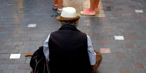 Στιγμιότυπο από παλαιότερη διαδήλωση για τις εισφορές / Φωτογραφία: AP