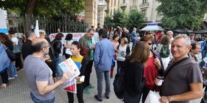 Διαμαρτυρία εκπαιδευτικών