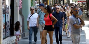 Στην αγορά της Θεσσαλονίκης-Φωτογραφία: Eurokinissi/Φανή Τρυψάνη