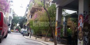 Το σημείο όπου δέχτηκε επίθεση το κλιμάκιο του Λιμενικού στα Εξάρχεια 