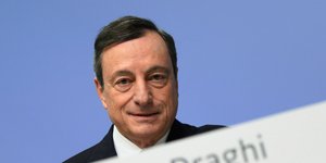 Ο Μάριο Ντράγκι/Φωτογραφία: ΑΡ