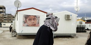 Η προσφυγική δομή στον Ελαιώνα -Φωτογραφία αρχείου: Nick Paleologos / SOOC