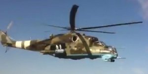 Σκηνές - σοκ από την Ουκρανία: στρατιωτικό ελικόπτερο σπέρνει τον θάνατο