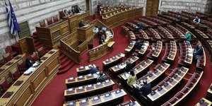 Αποψη του ελληνικού κοινοβουλίου