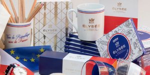 Συνολικά 56 προϊόντα θα πουληθούν στην αυλή του Elysee. Φωτογραφία: Boutique Elysee