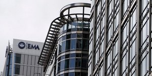 Το κτίριο του Ευρωπαϊκού Οργανισμού Φαρμάκων στο Λονδίνο/ Φωτογραφία: Frank Augstein/AP
