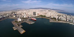 το λιμάνι του Πειραιά από ψηλά/Φωτογραφία: Eurokinissi