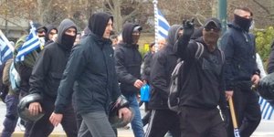 Οι φωτογραφίες με τους «μπαχαλάκηδες» του συλλαλητηρίου που ανήρτησε η ΝΔ