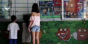 Mικροί μαθητές/ Φωτογραφία: Eurokinissi