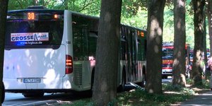 Γερμανία: Επίθεση με μαχαίρι σε λεωφορείο (Φωτογραφία: TNN/dpa via AP)