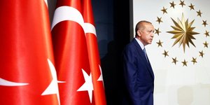 Οι πρώτες δηλώσεις Ερντογάν από Κωνσταντινούπολη -Φωτογραφία: EPA/PRESIDENTIAL PRESS OFFICE