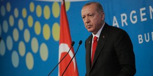 Ερντογάν στην G 20/ Φωτογραφία: AP