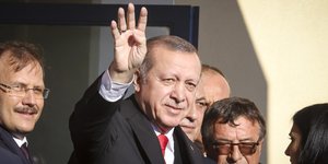 Ο Ταγίπ Ερντογάν / Φωτογραφία: Eurokinissi