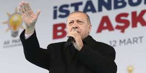 Ο Ταγίπ Ερντογάν/ Φωτογραφία: AP