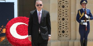 Ρετζέπ Ταγίπ Ερντογάν (Φωτογραφία: Presidency Press Service via AP