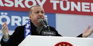 Ο Ταγίπ Ερντογάν (Φωτογραφία: AP/ Yasin Bulbul)