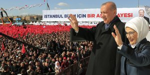 Προκλητικός για ακόμη μια φορά ο Ερντογάν /Φωτογραφία: AP