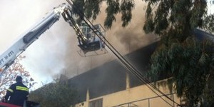 Καταστράφηκε ολοσχερώς απο πυρκαγιά εργοστάσιο απορρυπαντικών στο Μοσχάτο