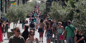 Κίνηση στα καταστήματα/Φωτογραφία: Eurokinissi