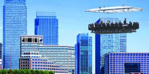 Εναέριο εστιατόριο για θαρραλέους -Οι πελάτες του μπορούν να δειπνήσουν 100 μέτρ