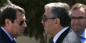 Αναστασιάδης-Ακιντζί/Φωτογραφία: AP