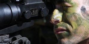 Στρατιωτικός σε ώρα άσκησης / Φωτογραφία: EUROKINISSI/ΓΕΣ