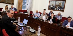 Αποχώρησε η ΝΔ από την συνεδρίαση της Εξεταστικής για την Υγεία -Φωτογραφία: EUROKINISSI/ΓΙΩΡΓΟΣ ΚΟΝΤΑΡΙΝΗΣ