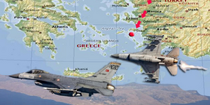 Τα τουρκικά F-16 μπαινοβγαίνουν στον ελληνικό εναέριο χώρο