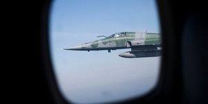 Μαχητικό αεροσκάφος (Φωτογραφία αρχείου: AP Photo/Felipe Dana)