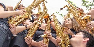 Tο νεανικό μουσικό σχήμα Sax Nouveau