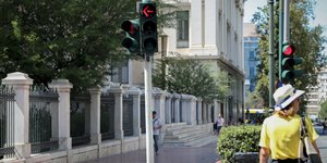 Χωρίς φανάρια δρόμοι της Αθήνας/ Φωτογραφία: Eurokinissi