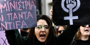 Στιγμιότυπο από παλαιότερη κινητοποίηση κατά της πατριαρχίας / Φωτογραφία: InTime News/ΒΑΡΑΚΛΑΣ ΜΙΧΑΛΗΣ