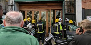 Φάκελος με «χημική ουσία» εστάλη σε εστιατόριο στο Μπόροου Μάρκετ/ Φωτογραφία: twitter