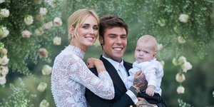 Η Κιάρα Φεράνι με τον Φεντέζ και τον γιο τους