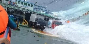 Το φέρι απείχε μόλις ένα τέταρτο της ώρας από τον προορισμό του
