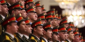 Η επίσημη στρατιωτική χορωδία των ρωσικών ένοπλων δυνάμεων 