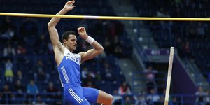 Ο Κώστας Φιλιππίδης (Φωτογραφία: AP/ Marko Drobnjakovic)