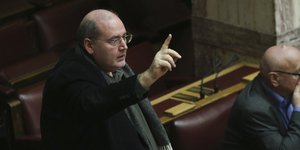 Ο Ν. Φίλης και άλλοι 12 βουλευτές του ΣΥΡΙΖΑ κατέθεσαν ερώτηση στη Βουλή -Φωτογραφία αρχείου: Nikos Libertas / SOOC