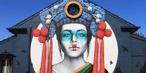 Τοιχογραφία: φωτογραφίες: facebook.com/Fin-DAC