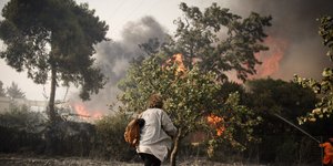 Δραματική η κατάσταση στο Μάτι /Φωτογραφία: AP